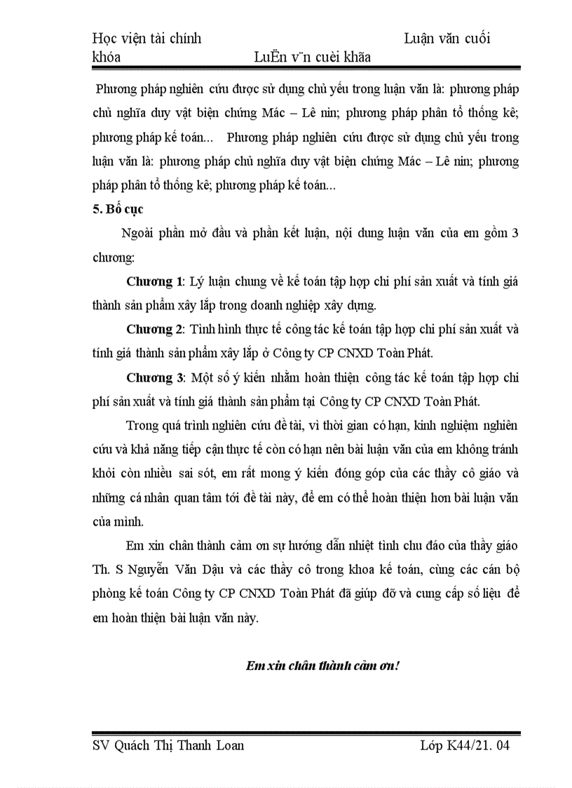 image for page Tổ chức kế toán tập hợp chi phí sản xuất và tính giá thành sản phẩm xây lắp tại Công ty cổ phần xây dựng công nghiệp Toàn Phát