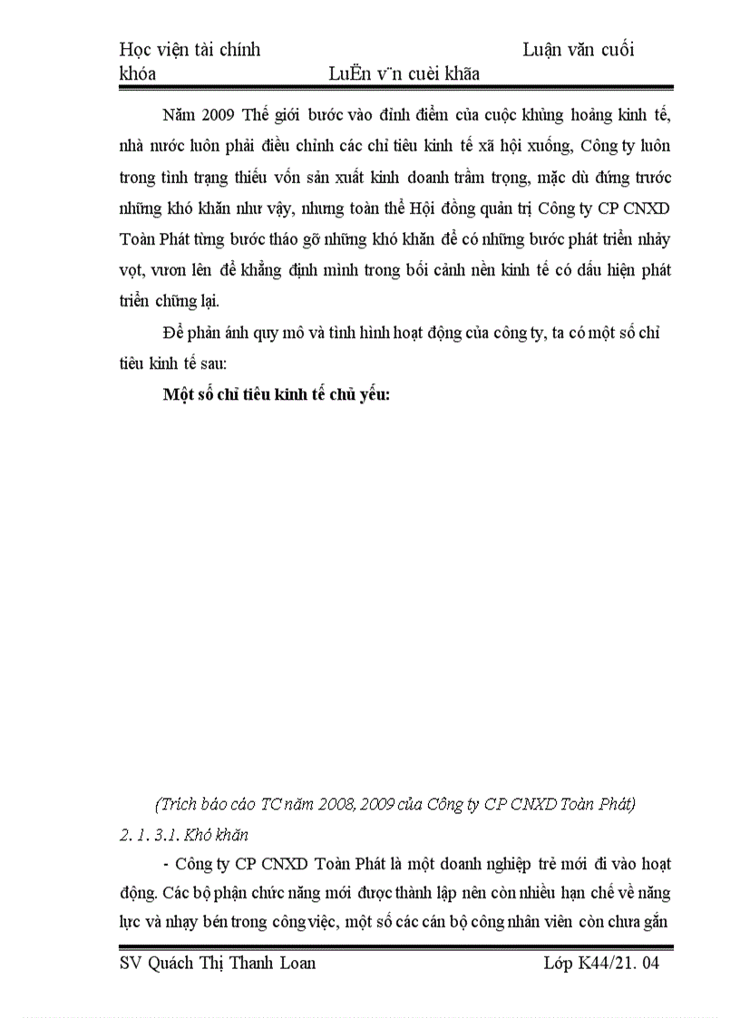 image for page Tổ chức kế toán tập hợp chi phí sản xuất và tính giá thành sản phẩm xây lắp tại Công ty cổ phần xây dựng công nghiệp Toàn Phát