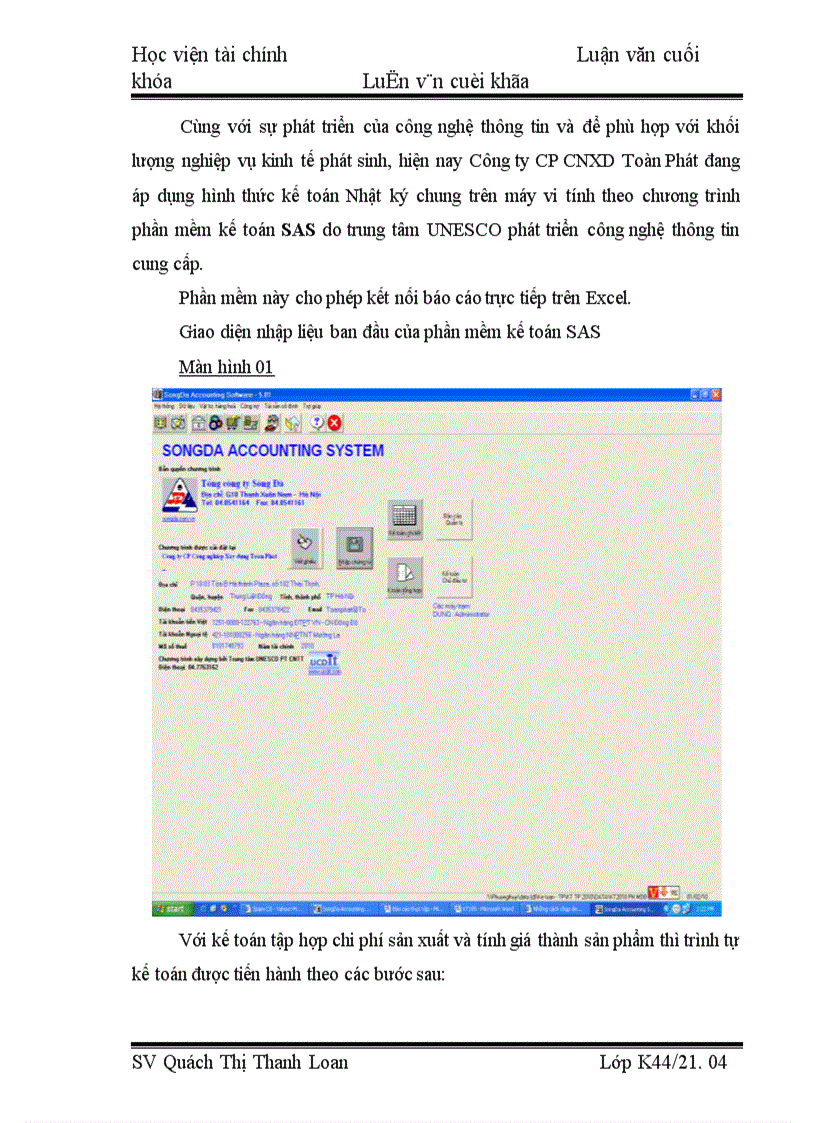 image for page Tổ chức kế toán tập hợp chi phí sản xuất và tính giá thành sản phẩm xây lắp tại Công ty cổ phần xây dựng công nghiệp Toàn Phát