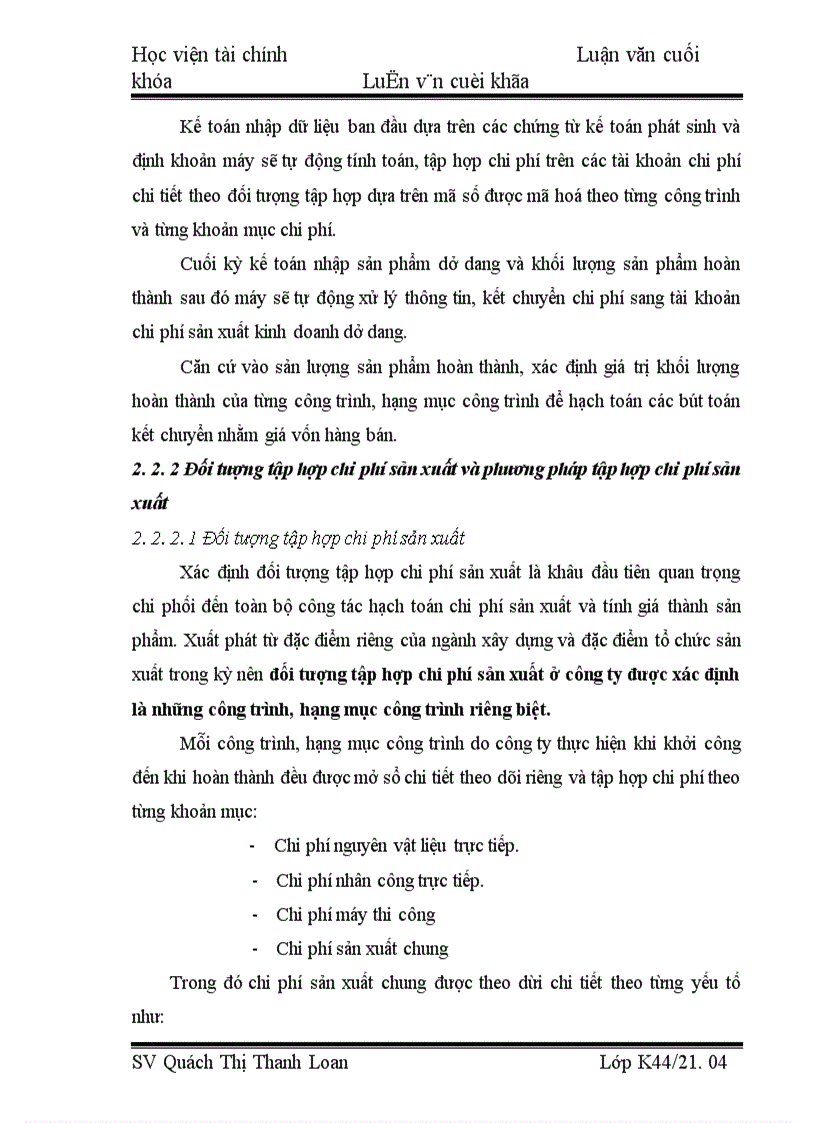 image for page Tổ chức kế toán tập hợp chi phí sản xuất và tính giá thành sản phẩm xây lắp tại Công ty cổ phần xây dựng công nghiệp Toàn Phát