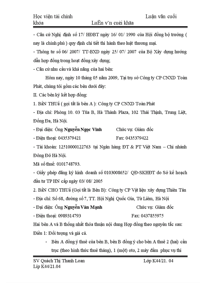 image for page Tổ chức kế toán tập hợp chi phí sản xuất và tính giá thành sản phẩm xây lắp tại Công ty cổ phần xây dựng công nghiệp Toàn Phát