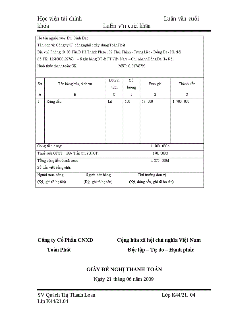 image for page Tổ chức kế toán tập hợp chi phí sản xuất và tính giá thành sản phẩm xây lắp tại Công ty cổ phần xây dựng công nghiệp Toàn Phát