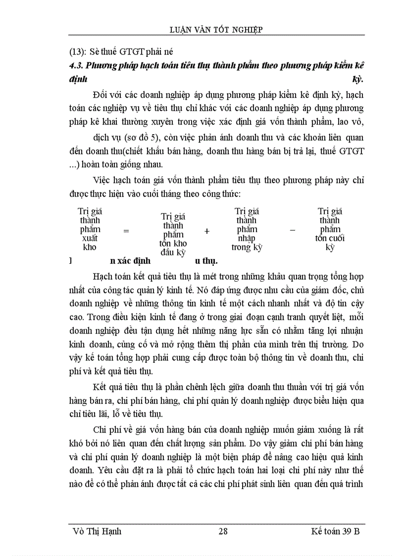 image for page Lý luận chung về kế toán thành phẩm, tiêu thụ thành phẩm và xác định kết quả tiêu thụ trong doanh Nghiệp sản xuất