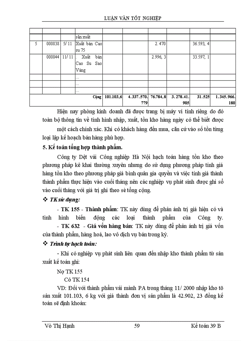 image for page Lý luận chung về kế toán thành phẩm, tiêu thụ thành phẩm và xác định kết quả tiêu thụ trong doanh Nghiệp sản xuất