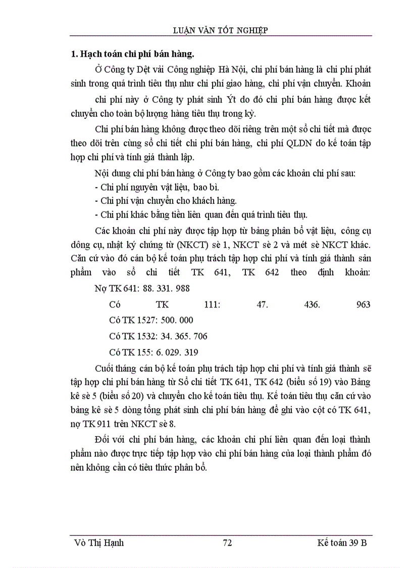 image for page Lý luận chung về kế toán thành phẩm, tiêu thụ thành phẩm và xác định kết quả tiêu thụ trong doanh Nghiệp sản xuất