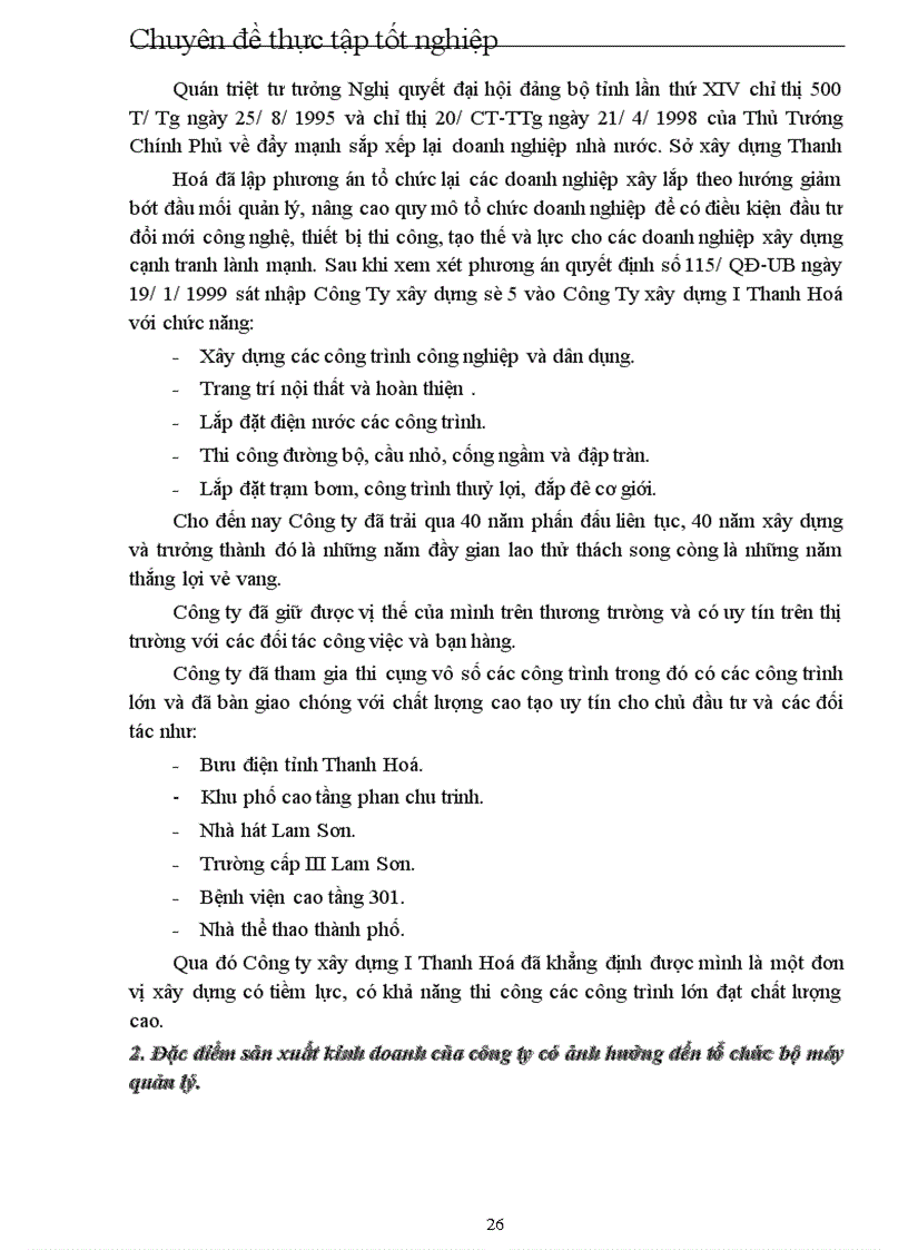 image for page Hoàn thiện tổ chức bộ máy quản lý ở Công ty xây dựng I-Thanh Hoá