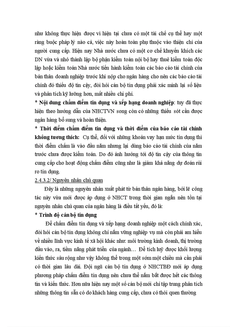 image for page Một số giải pháp hoàn thiện công tác chấm điểm tín dụng và xếp hạng doanh nghiệp tại Chi nhánh Ngân hàng Công thương khu vực Ba Đình