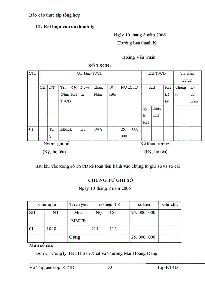 image for page Báo cáo tổng hợp tại công ty Hoàng Đăng