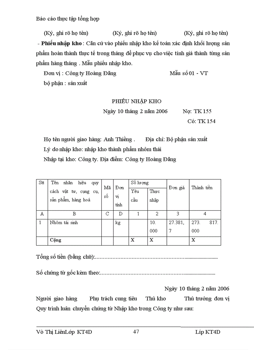 image for page Báo cáo tổng hợp tại công ty Hoàng Đăng
