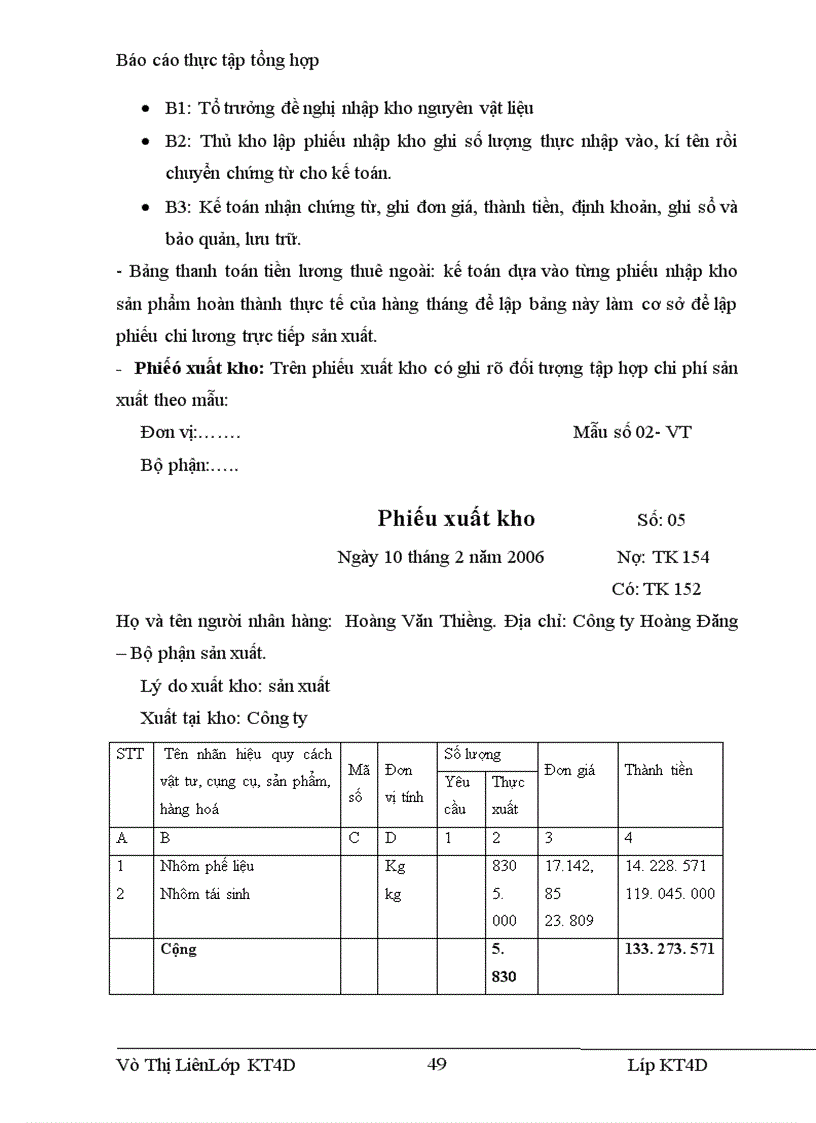 image for page Báo cáo tổng hợp tại công ty Hoàng Đăng