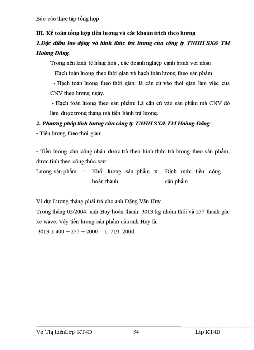 image for page Báo cáo tổng hợp tại công ty Hoàng Đăng