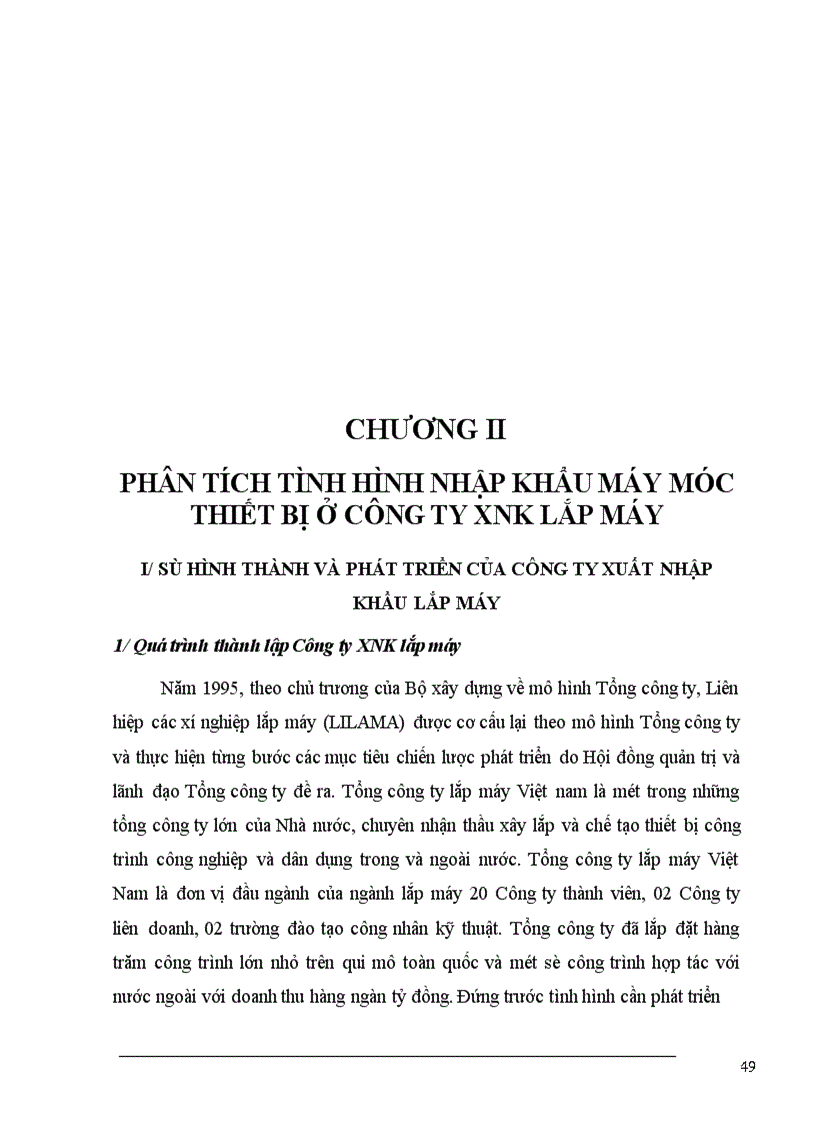 image for page Một số giải pháp nhằm nâng cao hiệu quả kinh doanh nhập khẩu máy móc thiết bị tại Công ty XNK lắp máy thuộc Tổng công ty lắp máy Việt Nam