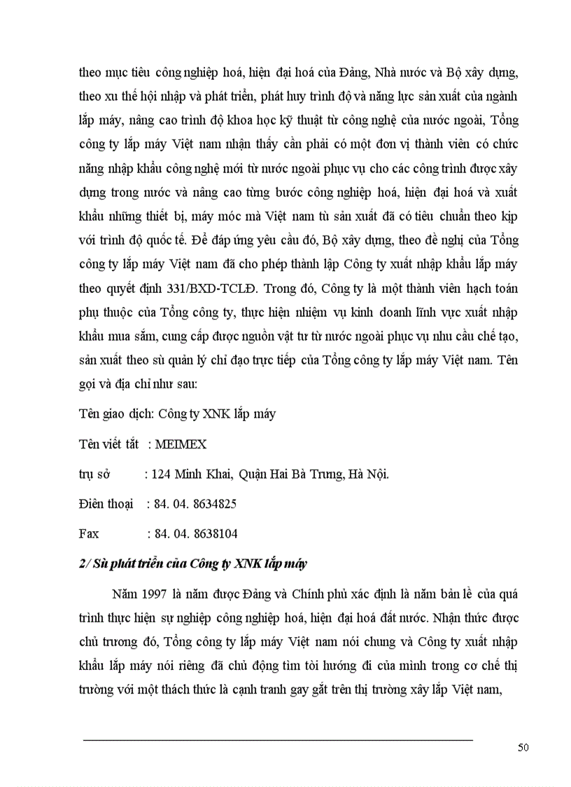 image for page Một số giải pháp nhằm nâng cao hiệu quả kinh doanh nhập khẩu máy móc thiết bị tại Công ty XNK lắp máy thuộc Tổng công ty lắp máy Việt Nam