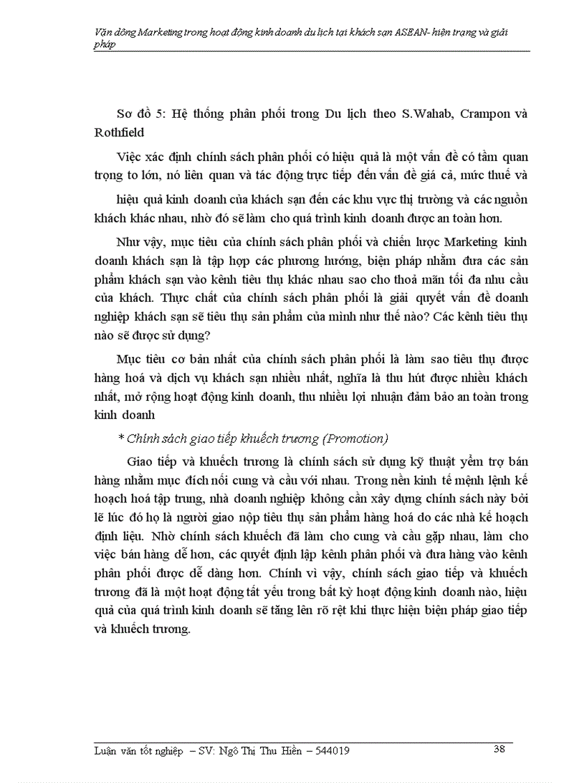 image for page Vận dụng Marketing trong hoạt động kinh doanh khách sạn- Du lịch tại khách sạn ASEAN –hiện trạng và giải pháp