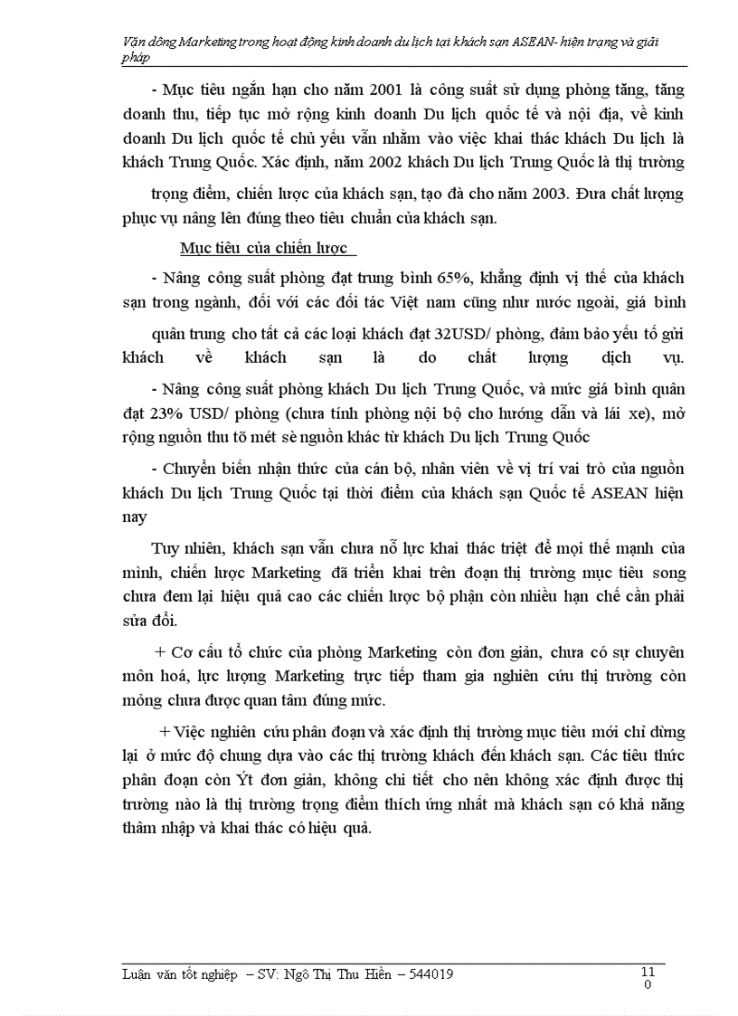 image for page Vận dụng Marketing trong hoạt động kinh doanh khách sạn- Du lịch tại khách sạn ASEAN –hiện trạng và giải pháp