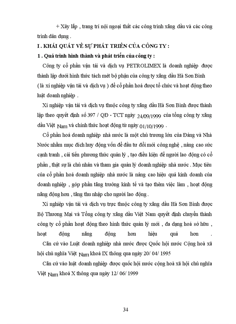 image for page Một số biện pháp và kiến nghị góp phần nâng cao hiệu quả kinh doanh của công ty cổ phần vận tải và dịch vụ PETROLIMEX