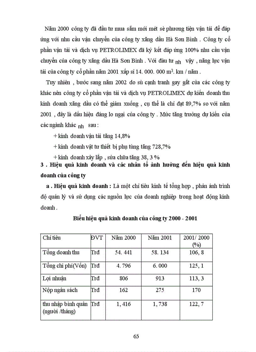 image for page Một số biện pháp và kiến nghị góp phần nâng cao hiệu quả kinh doanh của công ty cổ phần vận tải và dịch vụ PETROLIMEX