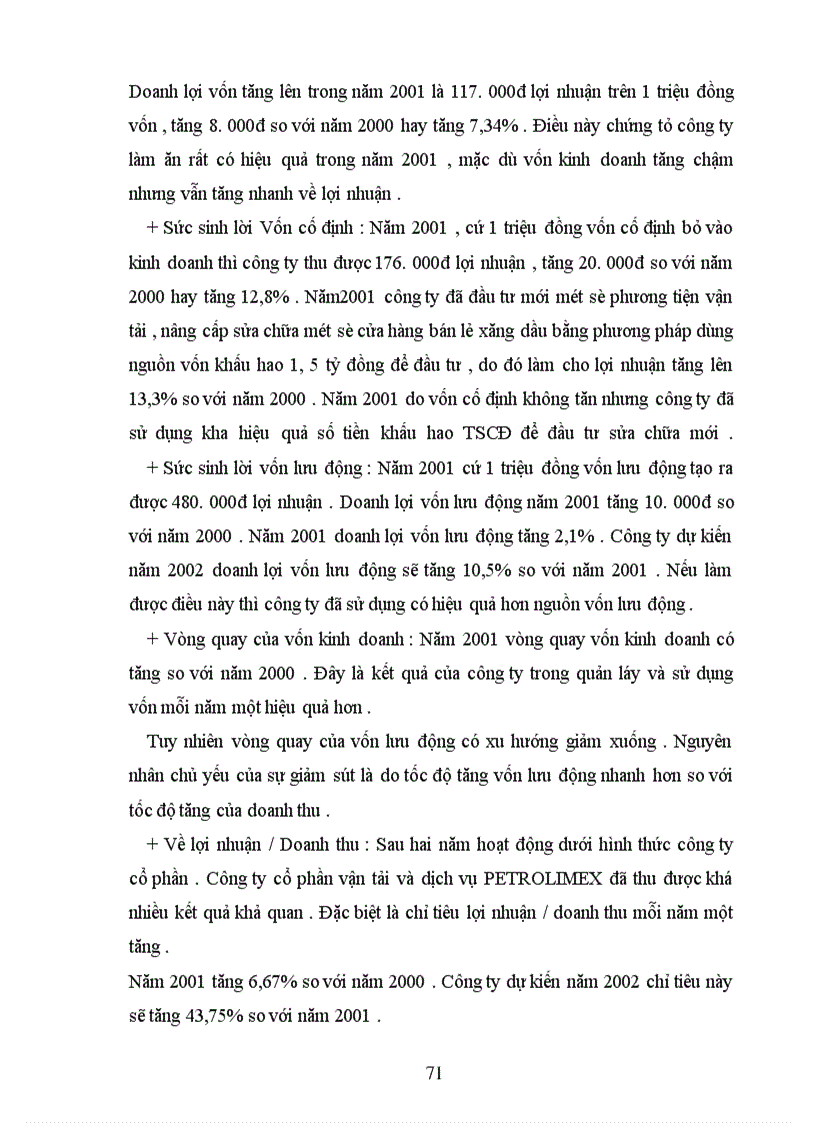 image for page Một số biện pháp và kiến nghị góp phần nâng cao hiệu quả kinh doanh của công ty cổ phần vận tải và dịch vụ PETROLIMEX