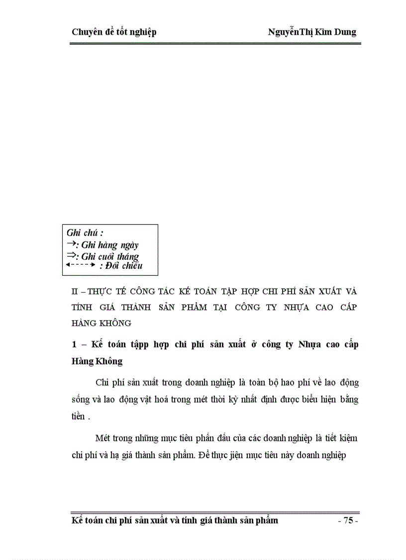 image for page Kế toán tập hợp chi phí và giá thành sản phẩm của công ty nhựa cao cấp Hàng Không
