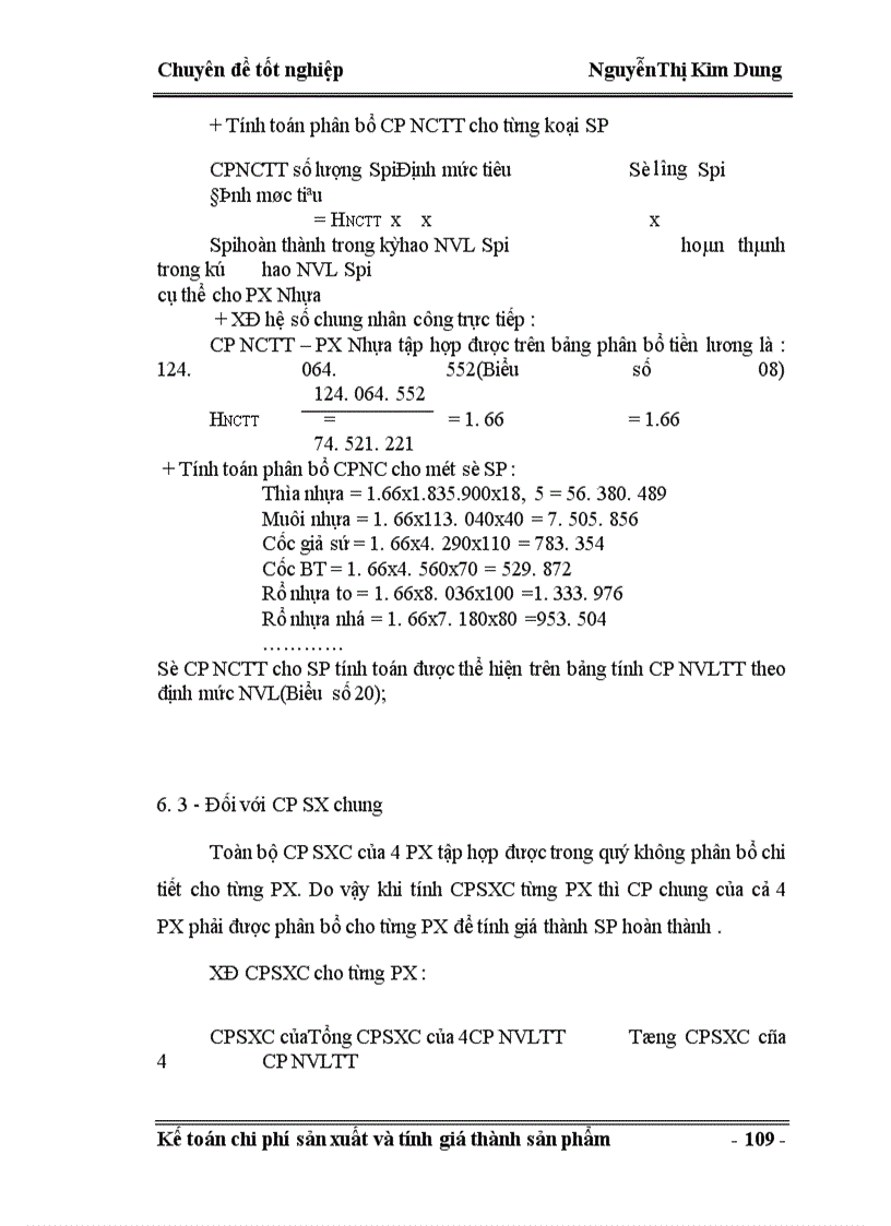 image for page Kế toán tập hợp chi phí và giá thành sản phẩm của công ty nhựa cao cấp Hàng Không
