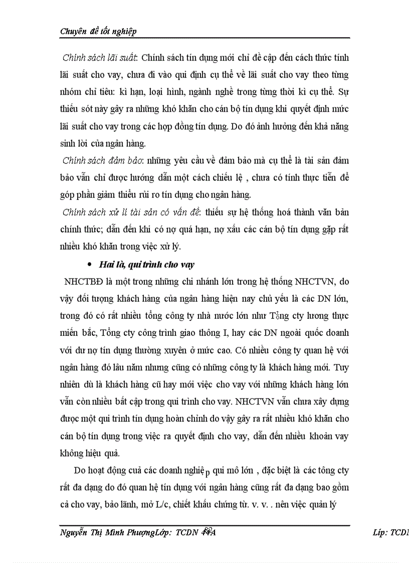 image for page Nâng cao hiệu quả cho vay tại Chi nhánh Ngân hàng Công Thương Ba Đình