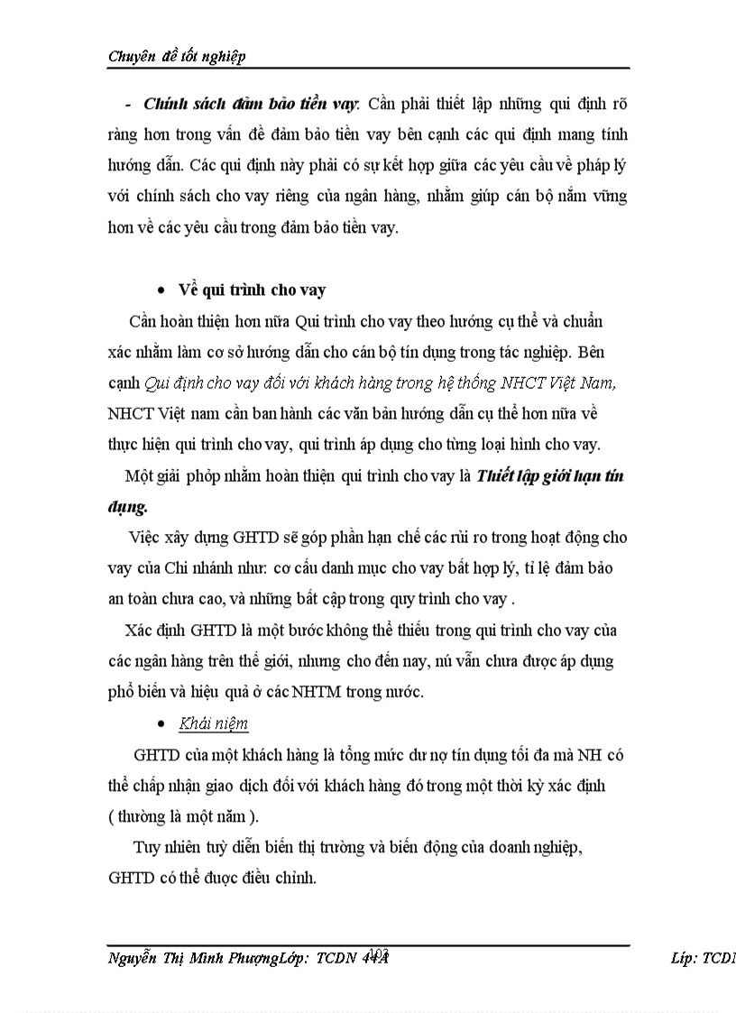 image for page Nâng cao hiệu quả cho vay tại Chi nhánh Ngân hàng Công Thương Ba Đình