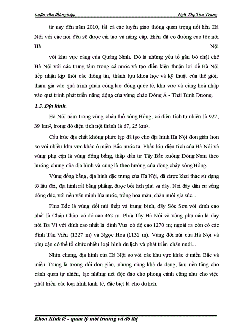 image for page Tác động của phát triển kinh tế- xã hội tới hệ thống thoát nước ở Hà Nội