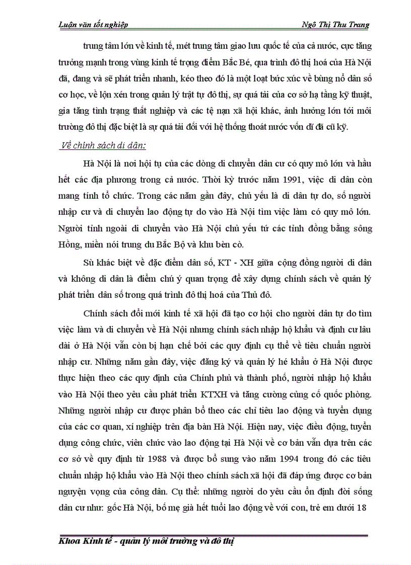 image for page Tác động của phát triển kinh tế- xã hội tới hệ thống thoát nước ở Hà Nội