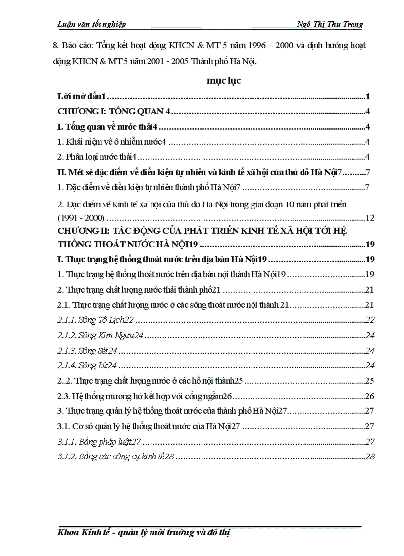 image for page Tác động của phát triển kinh tế- xã hội tới hệ thống thoát nước ở Hà Nội