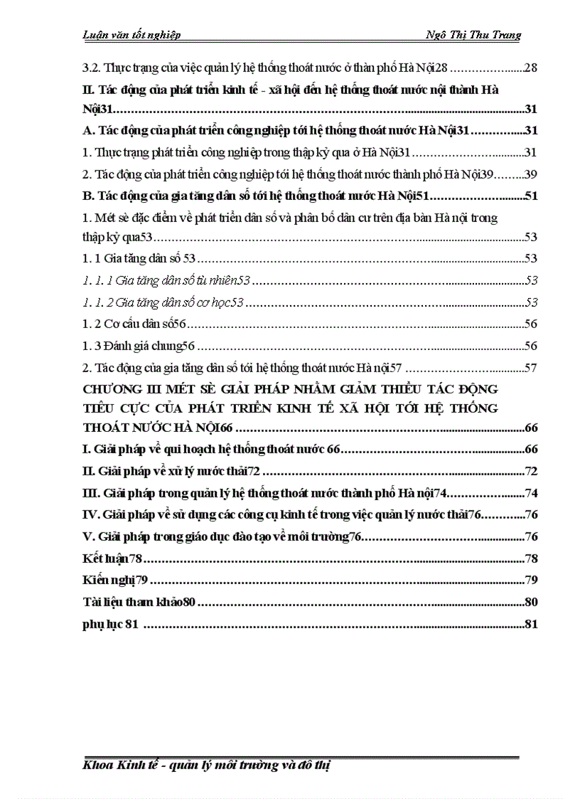 image for page Tác động của phát triển kinh tế- xã hội tới hệ thống thoát nước ở Hà Nội