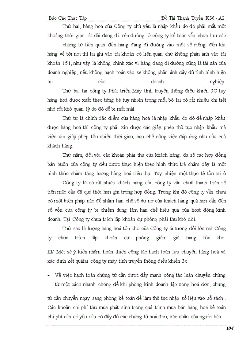 image for page Hoàn thiện công tác kế toán lưu thông hàng hoá và xác định kết quả tiêu thụ tại Công ty Máy tính - Truyền thông - Điều khiển 3C