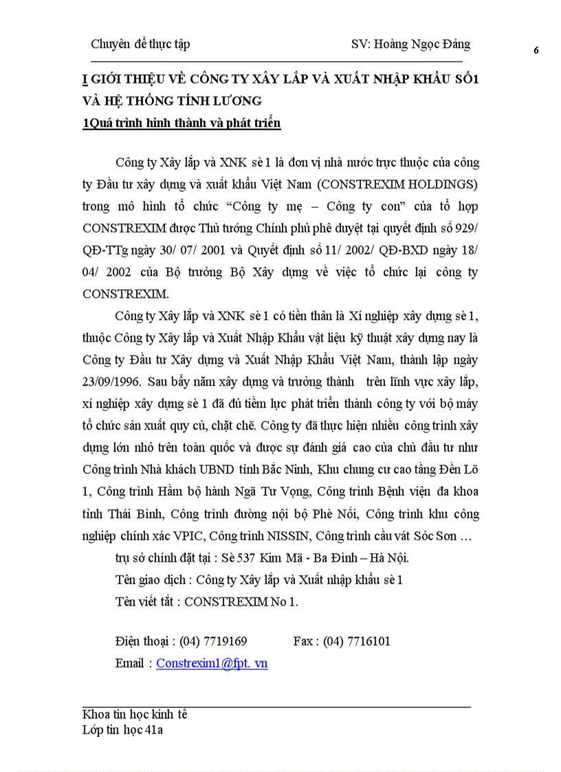 image for page Quản trị nhân lực và tiền lương tại công ty xây lắp và xuất nhập khẩu số 1