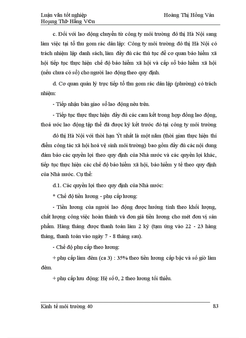 image for page Mô hình thu gom rác dân lập thí điểm Phường Mai Dịch - Vấn đề xã hội hoá trong quản lý rác thải trên địa bàn thành phố Hà Nội