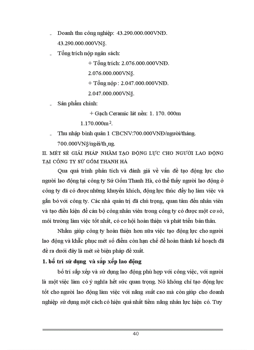 image for page Một số giải pháp nhằm tạo động lực cho người lao động tại công ty Sứ Gốm Thanh Hà.