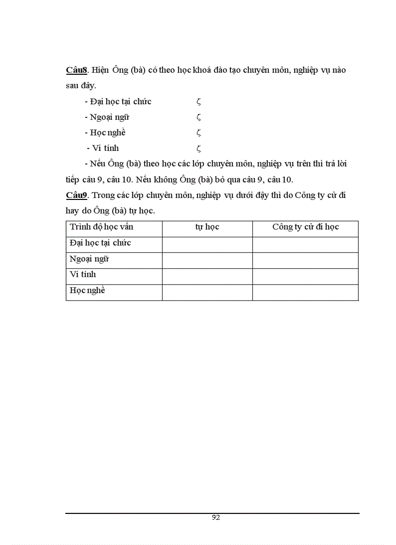 image for page Biến đổi cơ cấu nguồn nhân lực tại công ty xăng dầu -Hà Sơn Bình trong giai đoạn hiện nay(2001-2003)