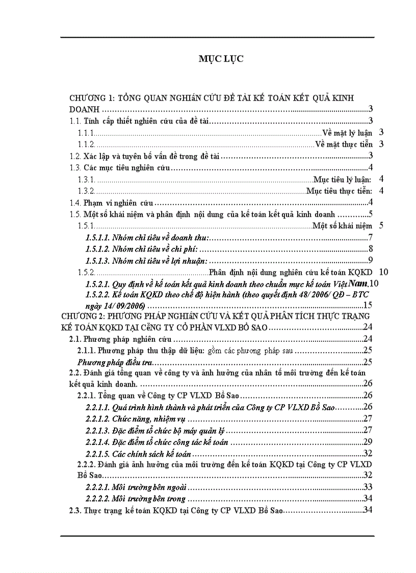 image for page Kế toán KQKD tại Công ty CP VLXD Bồ Sao