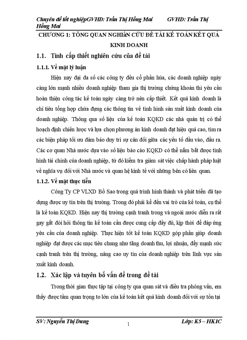 image for page Kế toán KQKD tại Công ty CP VLXD Bồ Sao