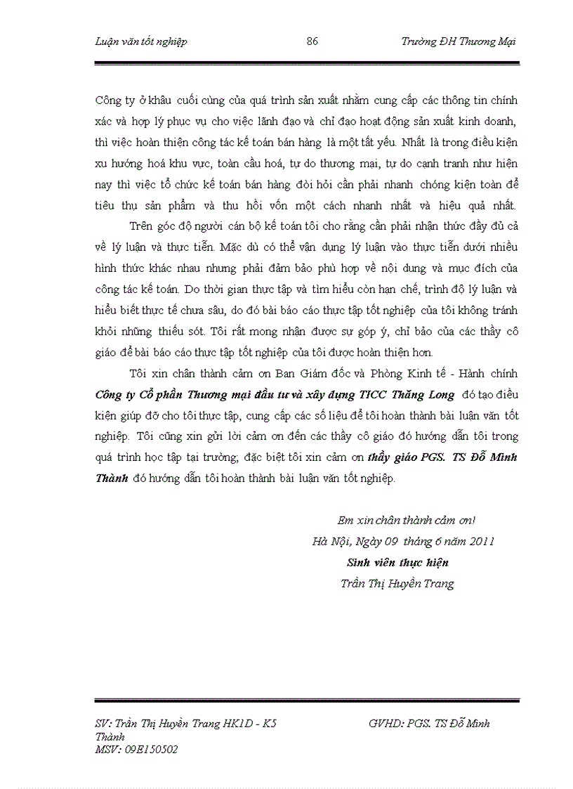 image for page Kế toán bán nhóm hàng xi măng Thăng Long tại Công ty Cổ phần Thương mại đầu tư và xây dựng TICC Thăng Long