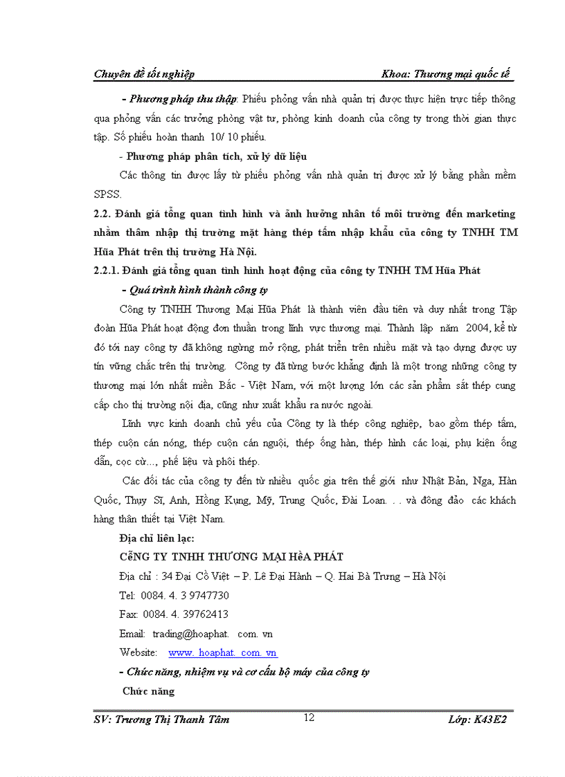 image for page Giải pháp marketing nhằm thâm nhập thị trường mặt hàng thép tấm nhập khẩu của công ty TNHH Thương Mại Hòa Phát trên thị trường Hà Nội