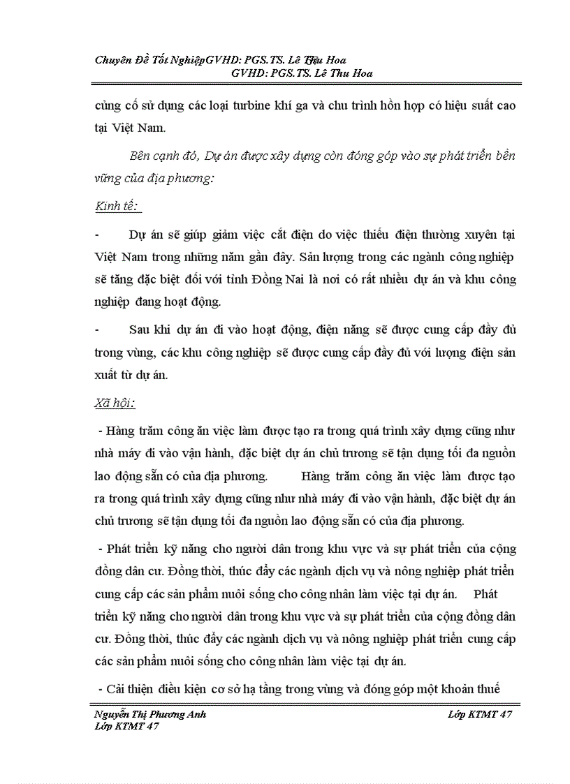 image for page Đánh giá hiệu quả cơ chế phát triển sạch (CDM) của dự án nhà máy điện khí chu trình hỗn hợp Nhơn Trạch I