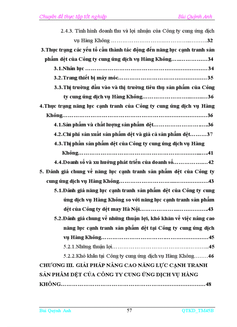 image for page Cạnh tranh để phát triển sản phẩm dệt may của Công ty cung ứng dịch vụ Hàng Không