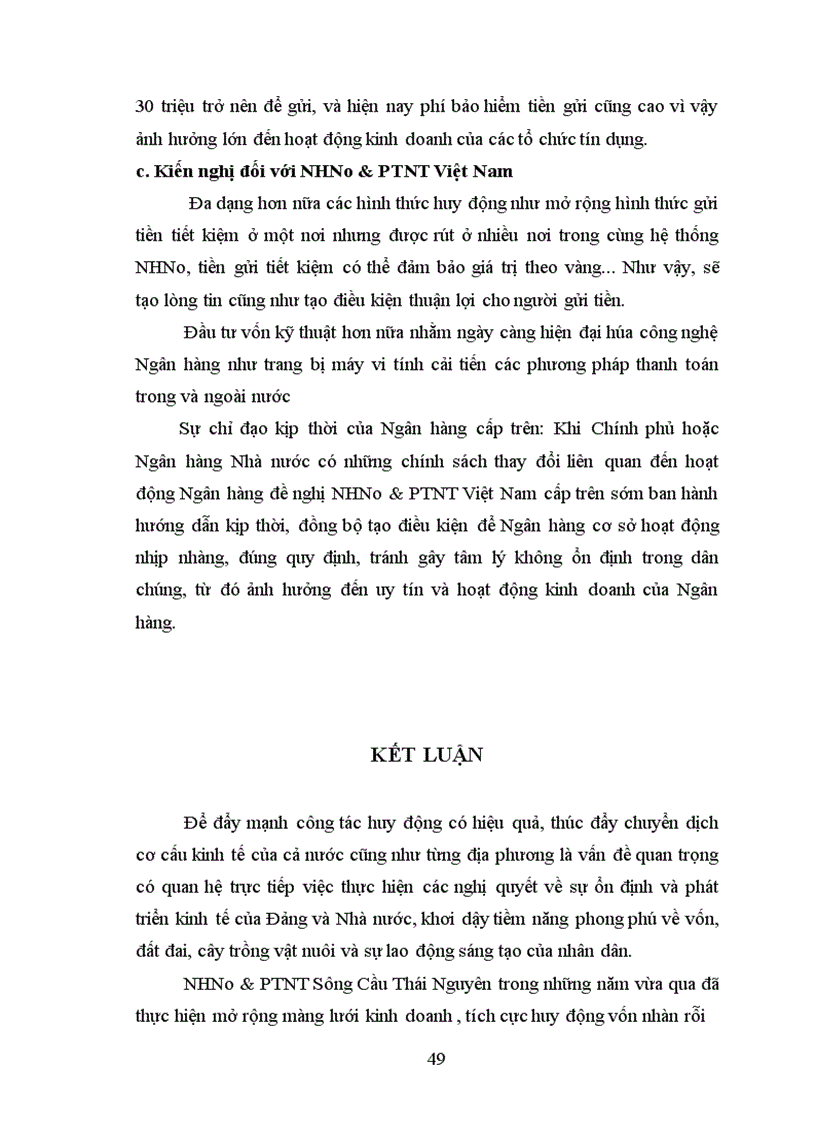 image for page Mở rộng huy động vốn tại NHNo& PTNT Sông Cầu Thái Nguyên