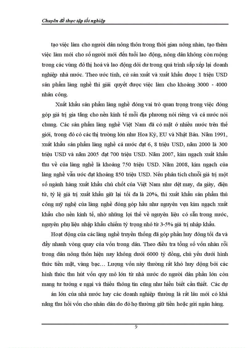 image for page Thực trạng và giải pháp phát triển bền vững các làng nghề truyền thống tại huyện Hoài Đức,Hà Tây
