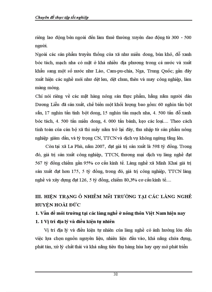 image for page Thực trạng và giải pháp phát triển bền vững các làng nghề truyền thống tại huyện Hoài Đức,Hà Tây
