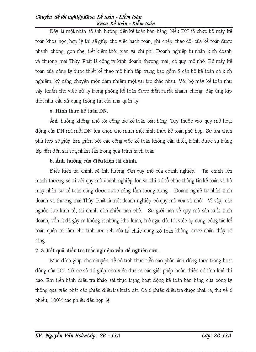 image for page Kế toán bán hàng săm lốp ô tô tại Doanh nghiệp tư nhân kinh doanh và thương mại Thủy Phát