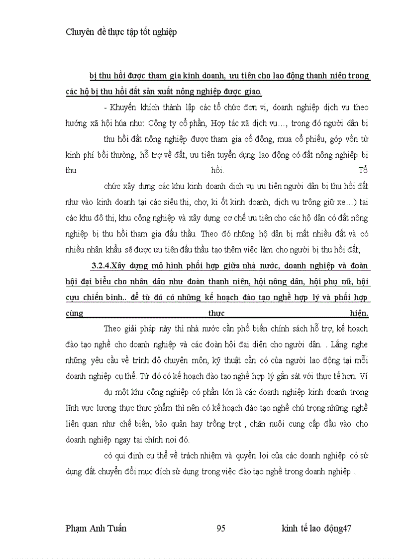 image for page Tạo việc làm cho thanh niên vùng bị thu hồi đất khu vực đồng bằng Bắc Bộ.