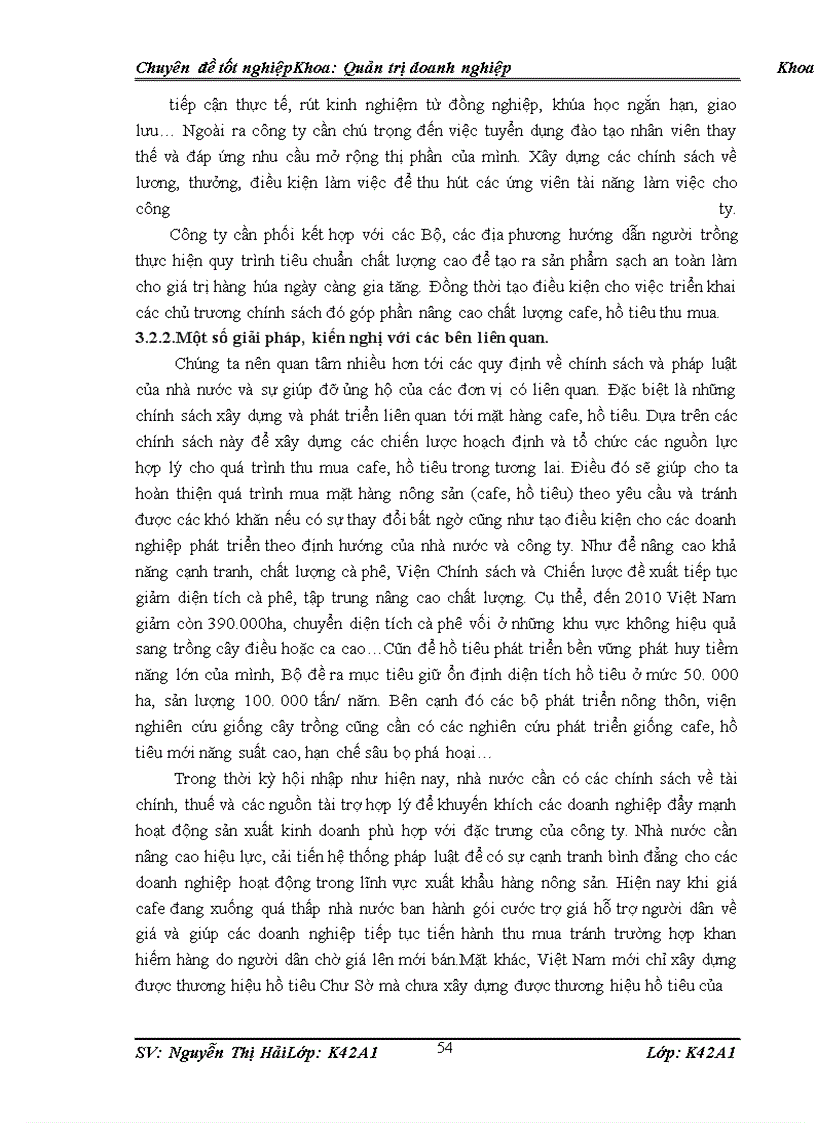 image for page Hoàn thiện quá trình mua mặt hàng nông sản (cafe, hồ tiêu) của công ty cổ phần xuất nhập khẩu INTIMEX