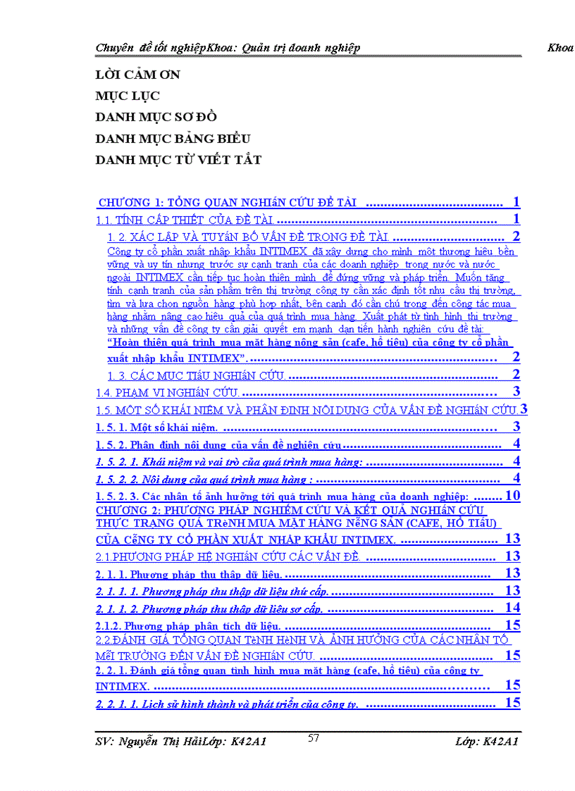 image for page Hoàn thiện quá trình mua mặt hàng nông sản (cafe, hồ tiêu) của công ty cổ phần xuất nhập khẩu INTIMEX