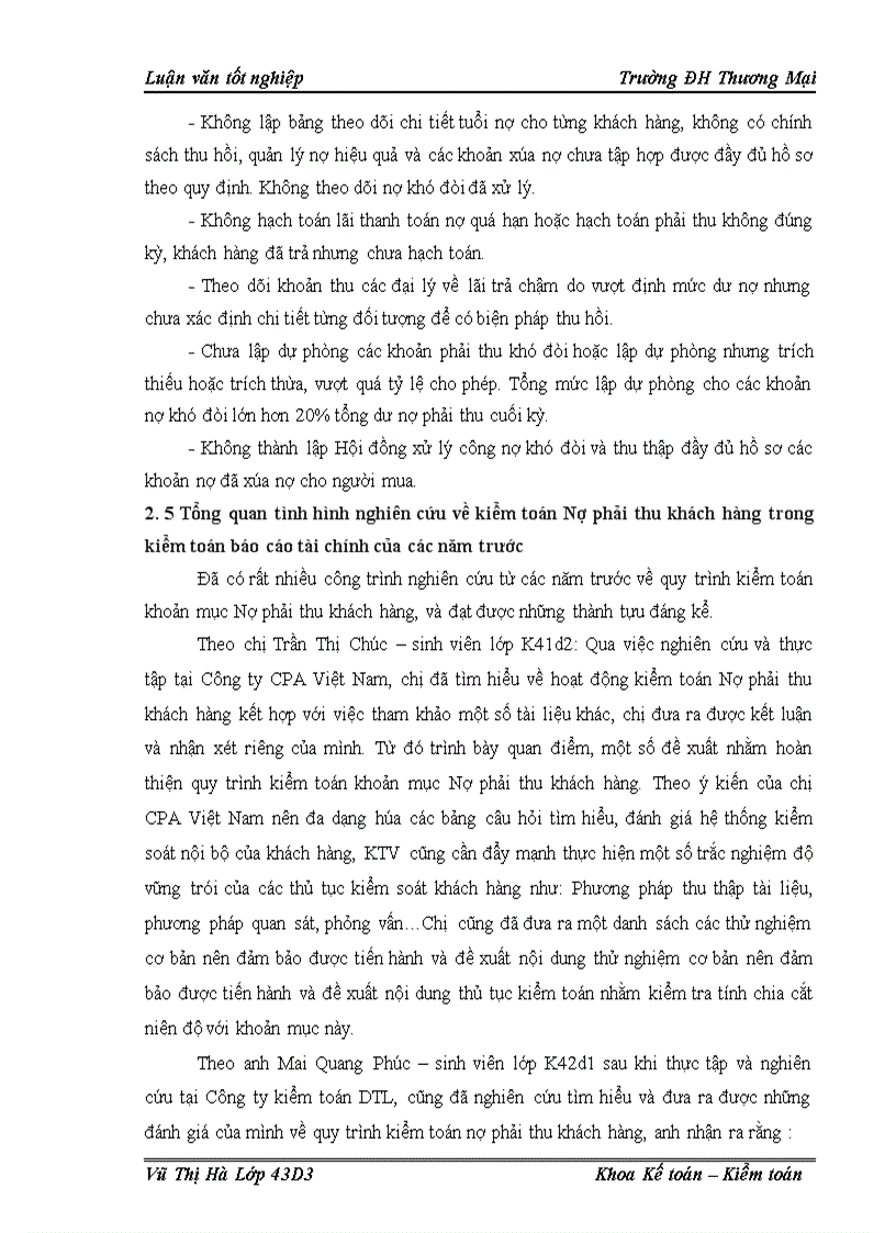 image for page Kiểm toỏn nợ phải thu khỏch hàng trong kiểm toỏn bỏo cỏo tài chớnh tại cụng ty TNHH kiểm toỏn độc lập quốc gia Việt Nam