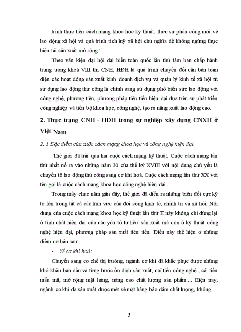 image for page Tiền đề tiến hành công nghiệp hóa, hiện đại hoá ở Việt Nam hiện nay